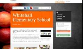 
							         Whitehall Elementary School | Smore Newsletters for Education								  
							    