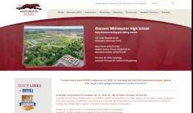 
							         Whitewater High School								  
							    