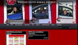 
							         Whitley County School District: Home								  
							    