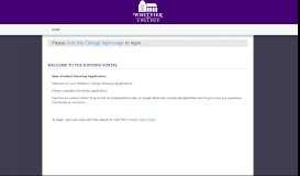 
							         Whitter College - Welcome to the Housing Portal								  
							    