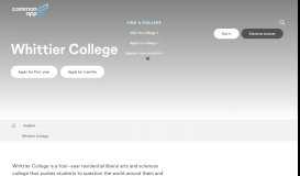 
							         Whittier College | The Common Application								  
							    
