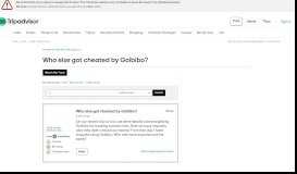 
							         Who else got cheated by Goibibo? - India Forum - TripAdvisor								  
							    