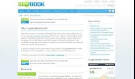 
							         Who Has the Best Portal? | SEO Book								  
							    