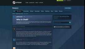 
							         Who is Chell? :: Portal 2 General Discussions - Steam Community								  
							    