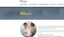 
							         Who Is ProAct? - ProAct, Inc.								  
							    