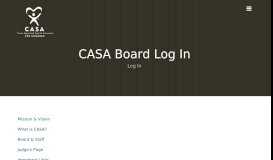 
							         Who We Are : CASA Board Log In : Portal Login - Summit County CASA								  
							    