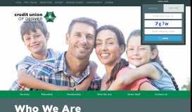 
							         Who We Are | Credit Union of Denver Checking and Savings								  
							    