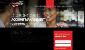 
							         Who We Are - Debt Pay Gateway								  
							    