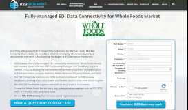 
							         Whole Foods Market Fully-managed EDI | B2BGateway								  
							    