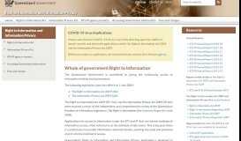 
							         Whole of government Right to Information - Right to Information								  
							    