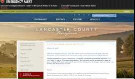 
							         Who's In Jail? | Lancaster County, PA - Official Website								  
							    
