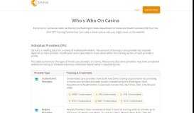 
							         Who's Who On Carina - Carina Care								  
							    