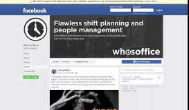 
							         WhosOffice - Company - 9 Photos | Facebook								  
							    