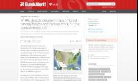 
							         WHRC debuts detailed maps of forest canopy height and carbon stock ...								  
							    