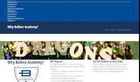 
							         Why Balboa Academy? – Balboa Academy / International School in ...								  
							    
