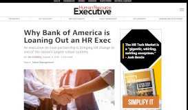 
							         Why Bank of America is Loaning Out an HR Exec | HRExecutive.com ...								  
							    