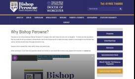 
							         Why Bishop Perowne? - Bishop Perowne CE College								  
							    