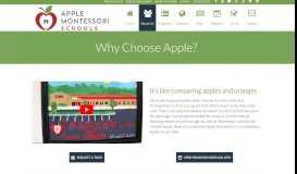 
							         Why Choose Apple? - Apple Montessori Schools								  
							    
