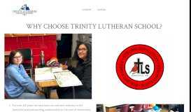
							         Why Choose Trinity Lutheran School? - Trinity Lutheran Church ...								  
							    