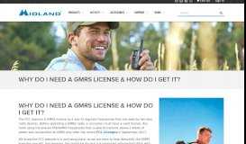 
							         Why Do I Need a GMRS License & How Do I Get It? | Midland ...								  
							    