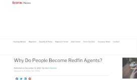 
							         Why Do People Become Redfin Agents? - Redfin Real-Time								  
							    