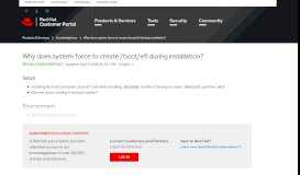 
							         Why does system force to create /boot/efi during installation? - Red ...								  
							    