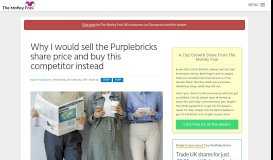 
							         Why I would sell the Purplebricks share price and buy this competitor ...								  
							    