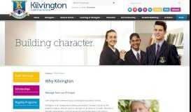 
							         Why Kilvington - Kilvington Grammar School								  
							    