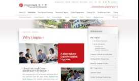 
							         Why Lingnan – Admissions – Lingnan University								  
							    