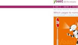
							         Why noindex a page or nofollow a link? • Yoast								  
							    
