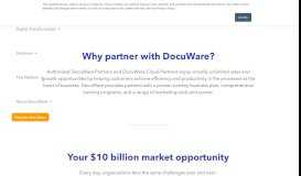
							         Why Partner with DocuWare								  
							    