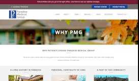 
							         WHY PMG - Paradise Medical Group								  
							    