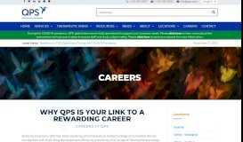 
							         Why QPS is Your Link to A Rewarding Career - QPS								  
							    