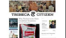 
							         Why Restaurants Hate GrubHub Seamless - Tribeca Citizen								  
							    