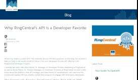 
							         Why RingCentral's API Is a Developer Favorite | Nordic APIs |								  
							    