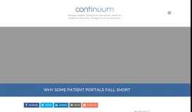 
							         Why Some Patient Portals Fall Short - CareCloud								  
							    