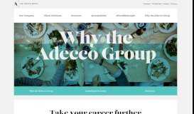
							         Why the Adecco Group - The Adecco Group								  
							    
