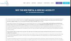 
							         WHY THE NEW PORTAL & HOW DO I ACCESS IT? - Frisco Women's ...								  
							    
