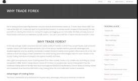 
							         Why Trade Forex – Quants Portal								  
							    