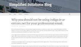 
							         Why you should not be using indigo.ie or eircom.net for your ...								  
							    