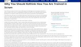 
							         Why You Should Rethink How You Are Trained in Scrum – Net ...								  
							    