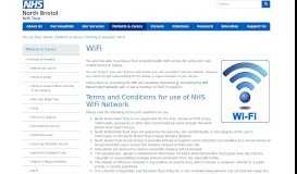 
							         Wi-Fi - North Bristol NHS Trust								  
							    