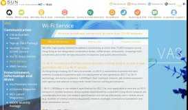 
							         Wi-Fi Service - SUN Mobile								  
							    