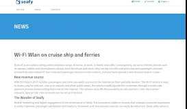 
							         Wi-Fi Wlan on cruise ship and ferries - Seafy								  
							    