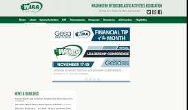 
							         WIAA | Washington Interscholastic Activities Association								  
							    