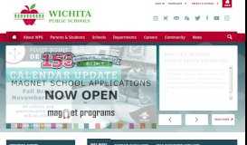 
							         Wichita Public Schools / Homepage								  
							    