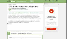 
							         Wie man Chatroulette benutzt – wikiHow								  
							    