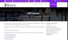 
							         WIFI Access | Bergen Community College								  
							    