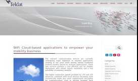
							         WiFi Cloud-based applications to empower your mobility business								  
							    