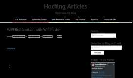 
							         WiFi Exploitation with WifiPhisher - Hacking Articles								  
							    